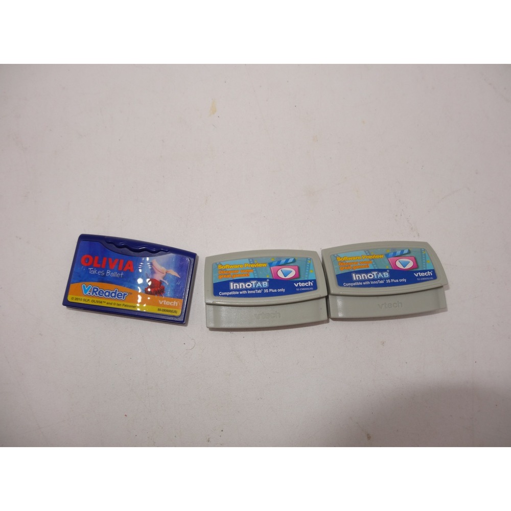 VTech InnoTab Software Preview & V.Reader Olivia Takes Ballet Game Cartridges